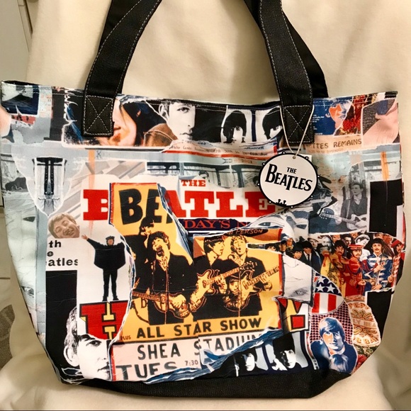 Loungefly Handbags - ✨NWT The Beatles Anthology Tote Bag by Loungefly